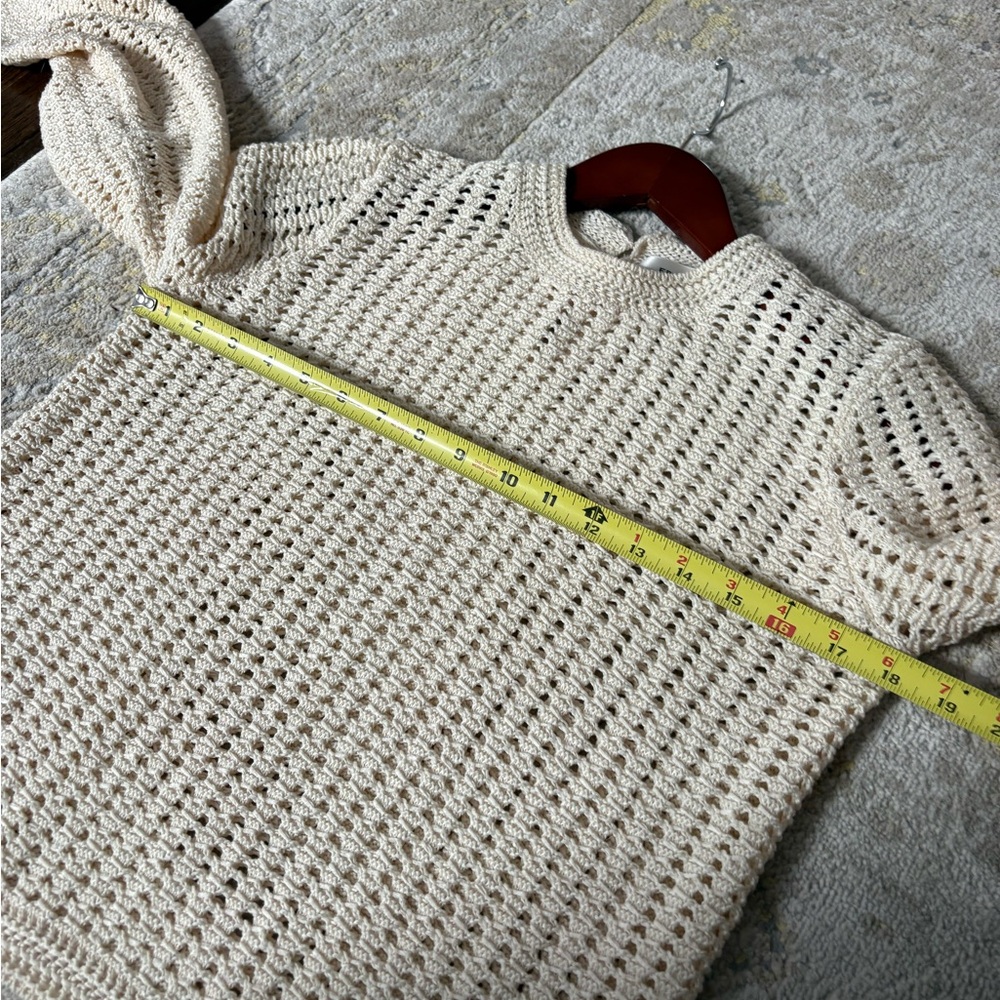 FRAME The Crochet Bell Sweater Size Small - Picture 8 of 10
